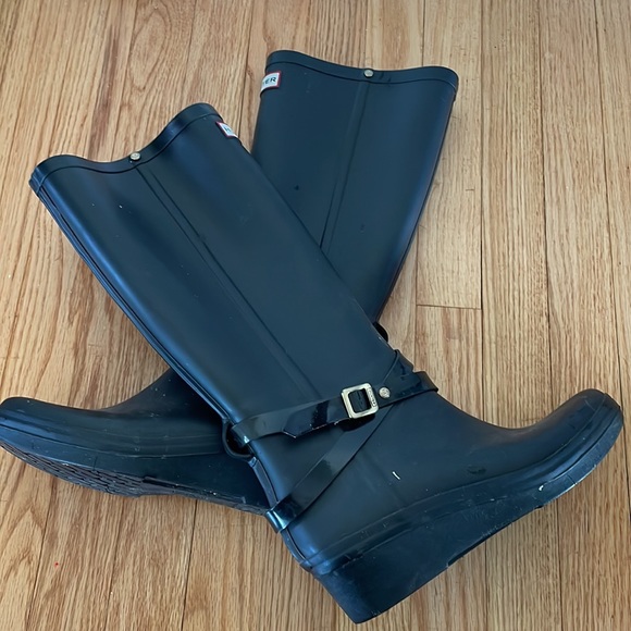 Hunter Shoes Hunter Rain Boot With Wedge Heel Poshmark